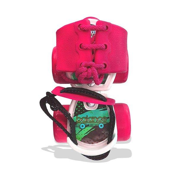 جاسبو - حذاء تزلج قابل للتعديل لون وردي