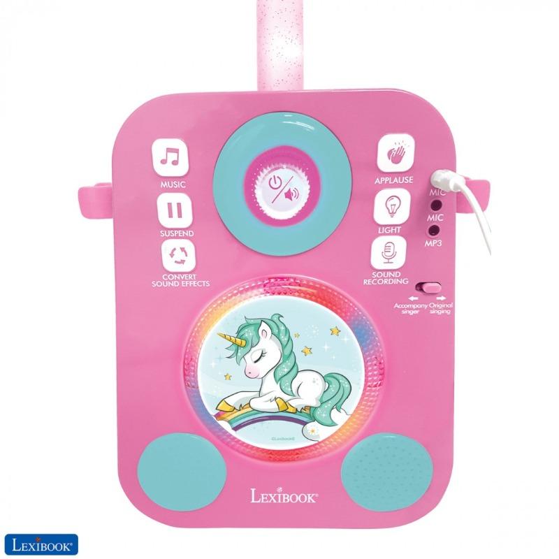 Unicorn Karaoke With 2 Microphones