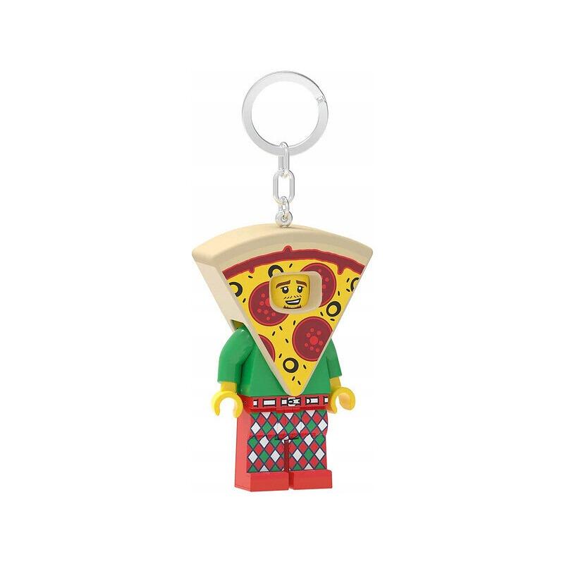 Lego IQ Minifigures Keychain Light Pizza Guy