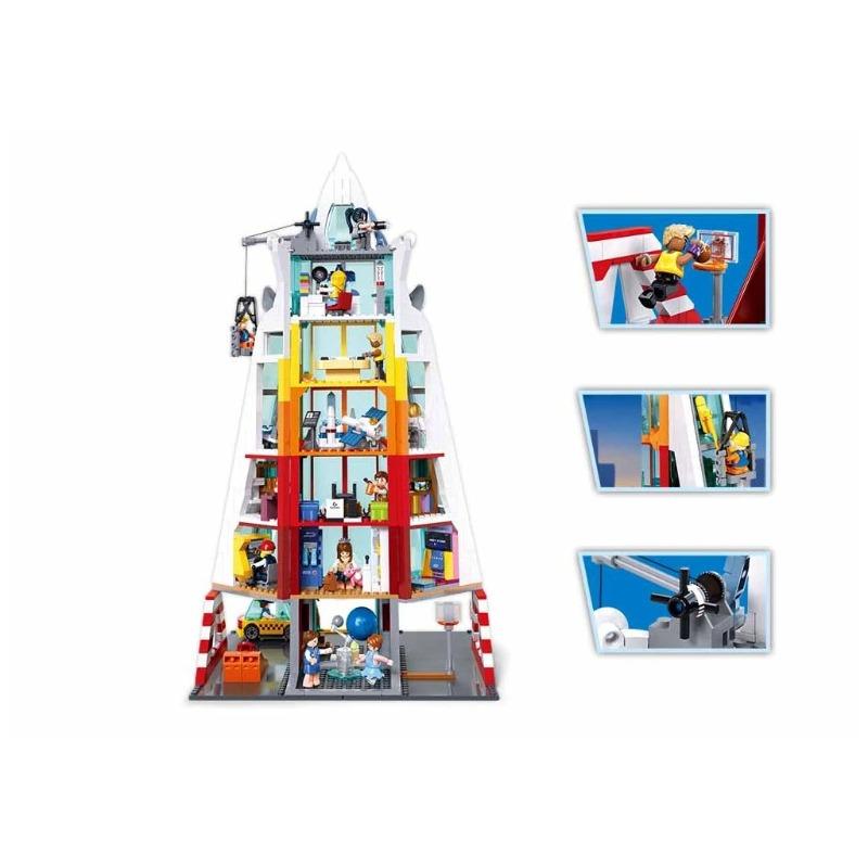 Sluban Metropolis Space Youth Activity Center Building Set