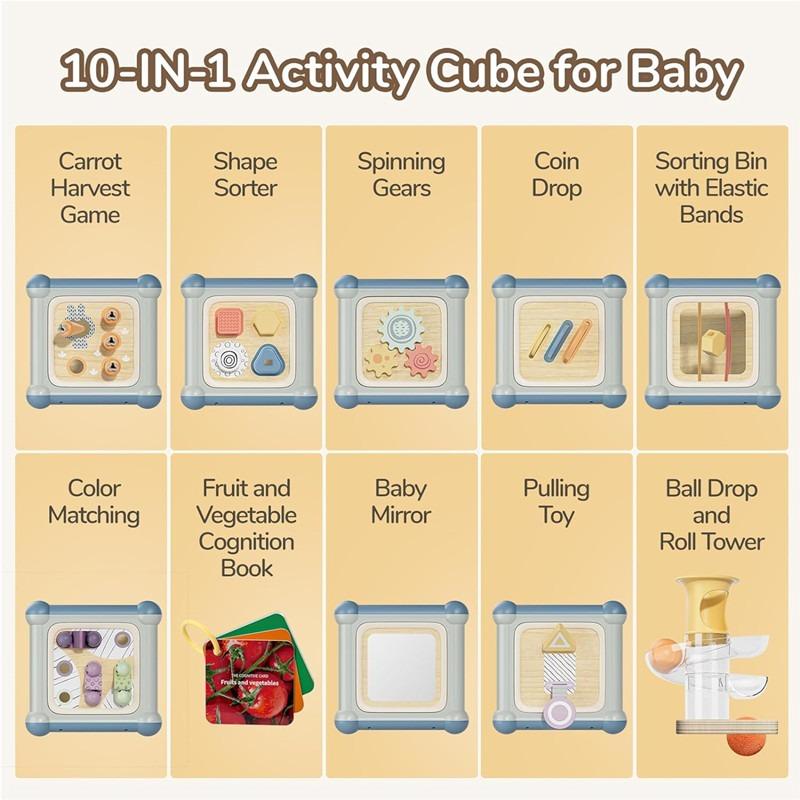 Top Bright 10 In 1 Activity Cube