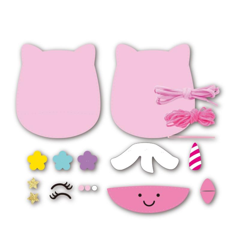 سيو ستار - مجموعة صنع حقيبة فيلت بتصميم اليونيكورن