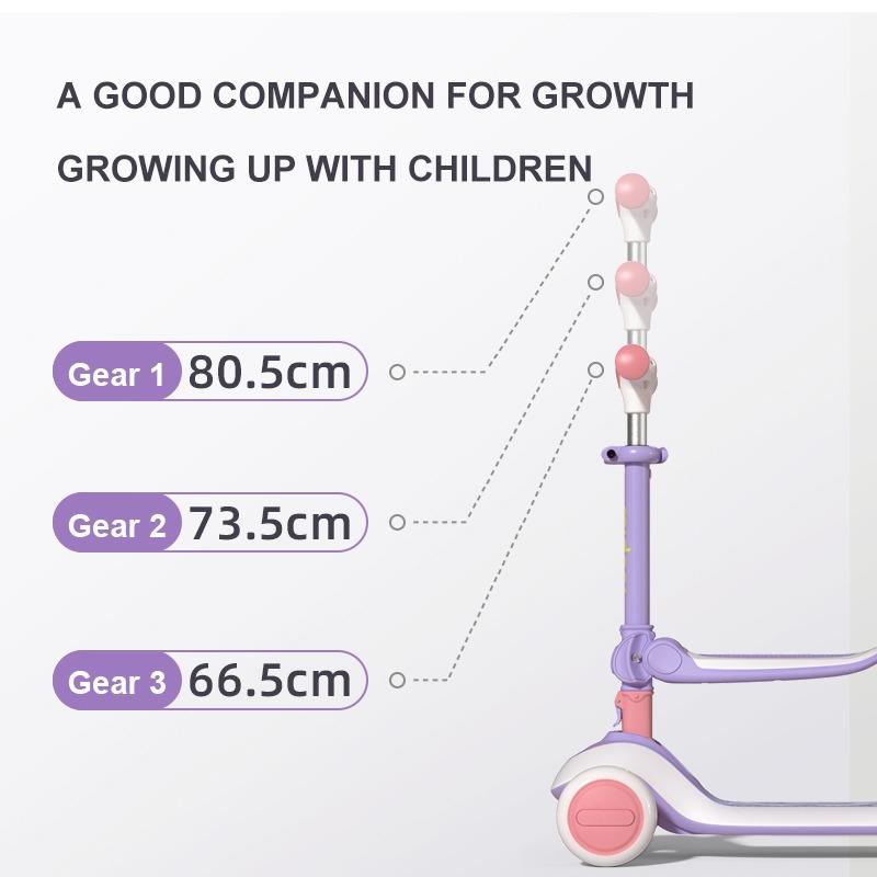 Mideer Kid Scooter With Seat - Purple
