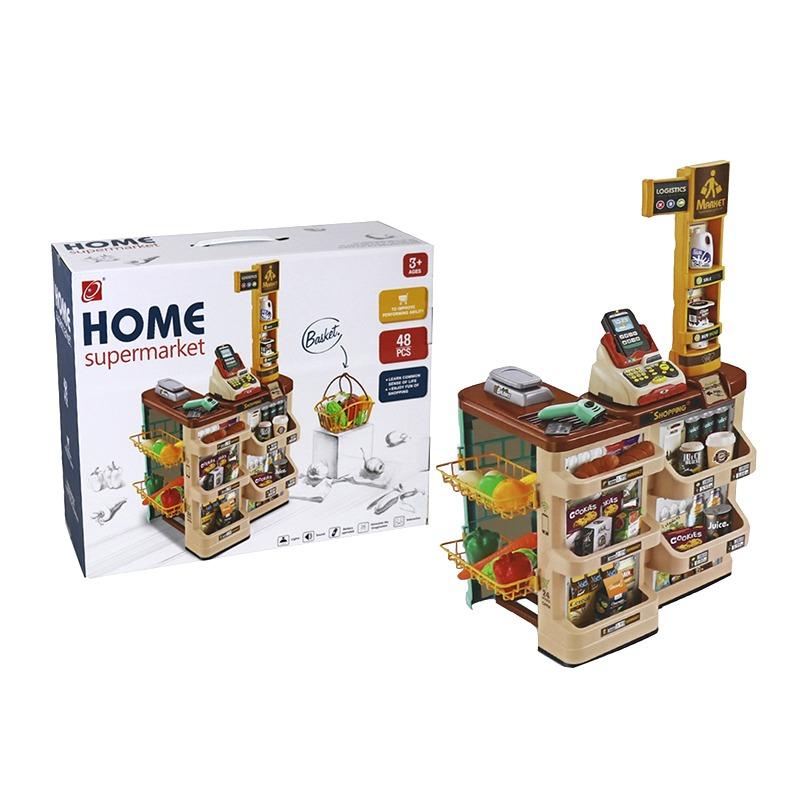 Super Market With Accessories Set - 48pcs