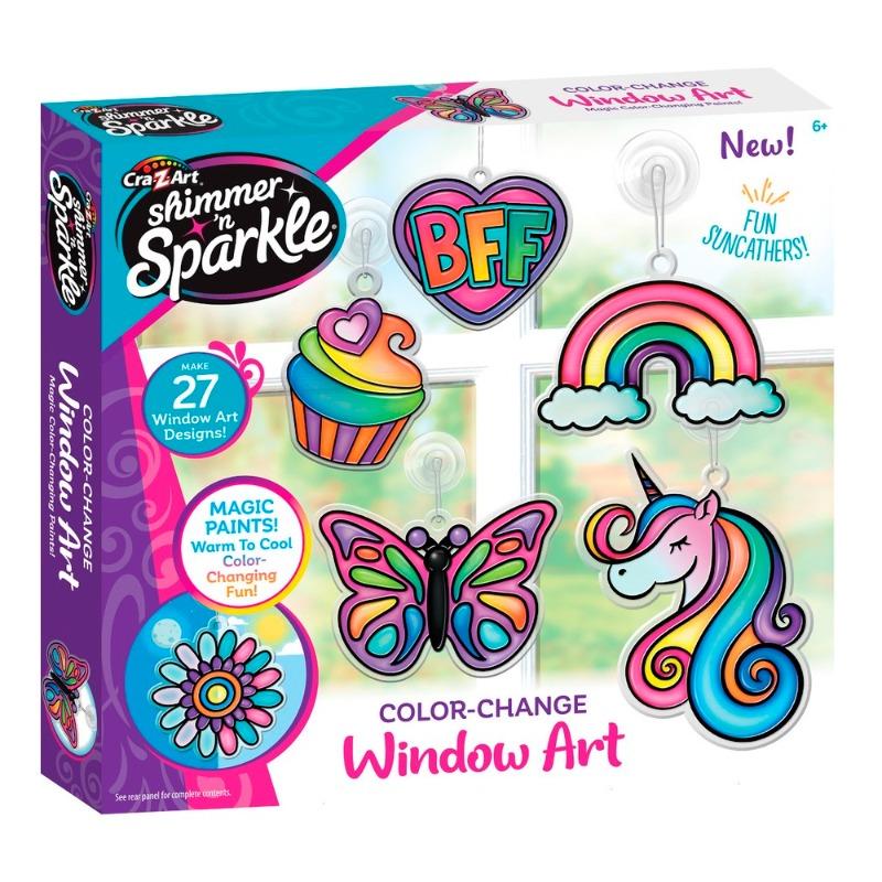 كري زي آرت شيمر آند سباركل فن تزيين النوافذ