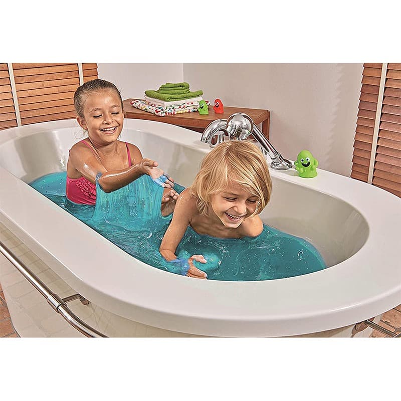 Slime Baff Mermaid Treasure Box Glittery Aqua Blue