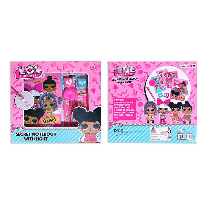 L.O.L. Surprise Secret Notebook w/ Light
