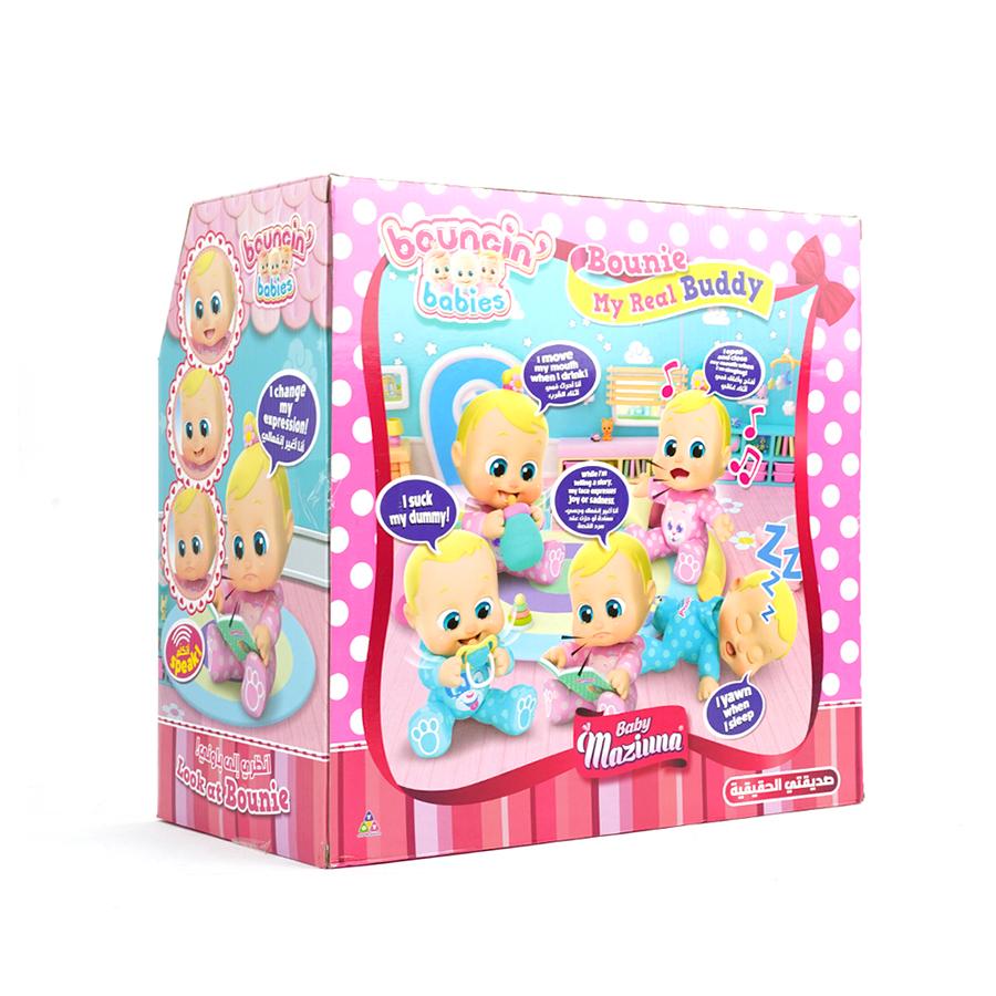حزمة دمية بيبي مزيونة بوني ماي ريل بادي ودمية تايني توز - 2قطع