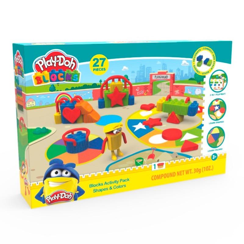 Play Doh Blocks Activity Pack Colours & Shapes