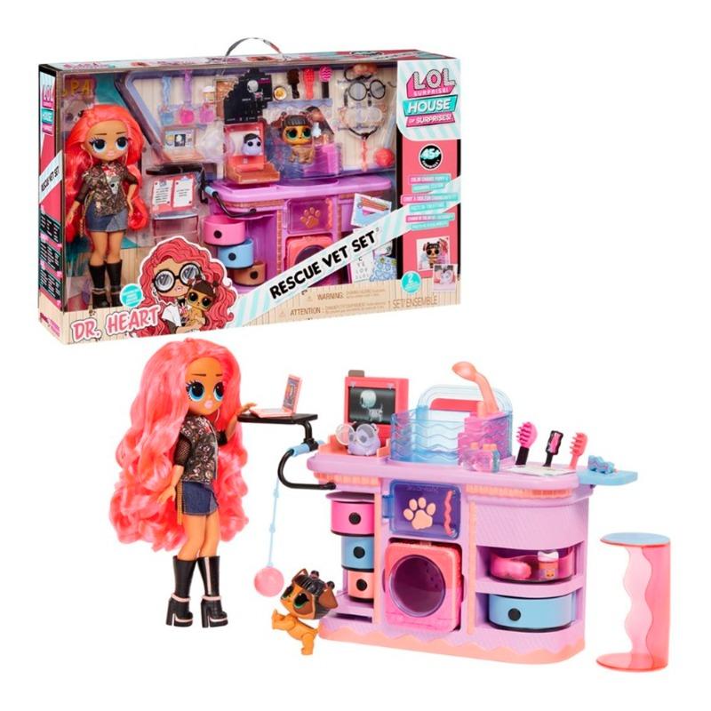 لول سربرايز - مجموعة الإنقاذ البيطري مع أكثر من 45 مفاجأة