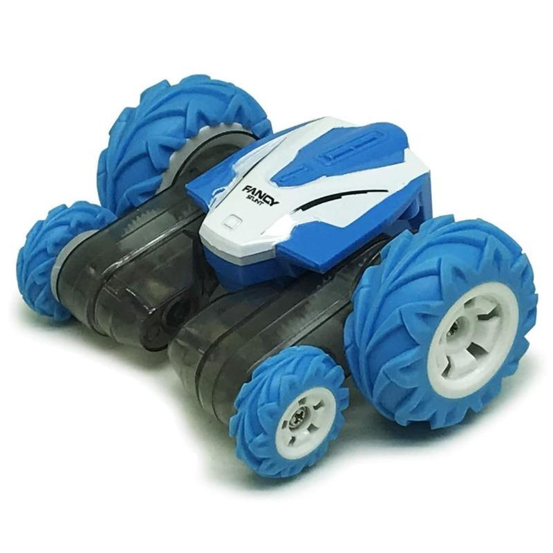 D Power Mini RC Stunt Car Cyan Spin 630- Blue