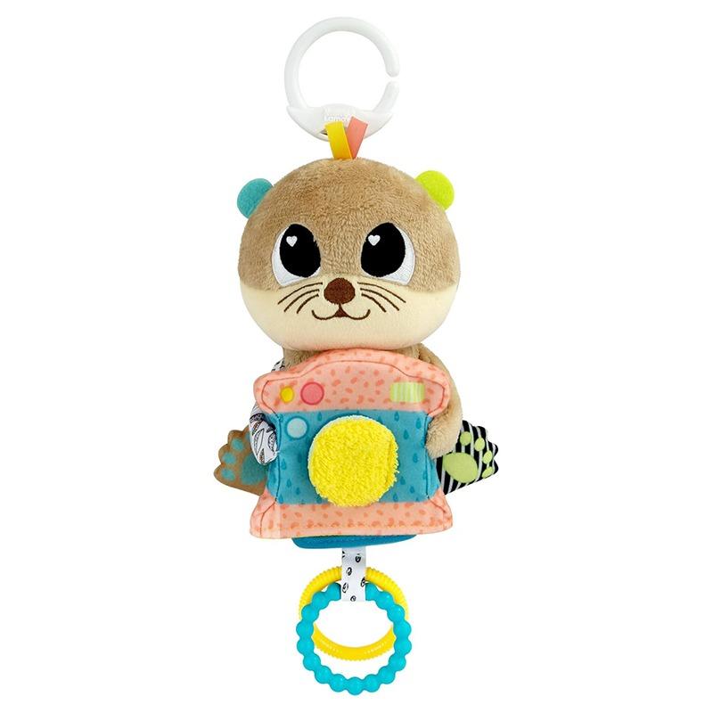Dabdoob Lamaze Arty Says Cheese Otter Clip And Go Pram Toy