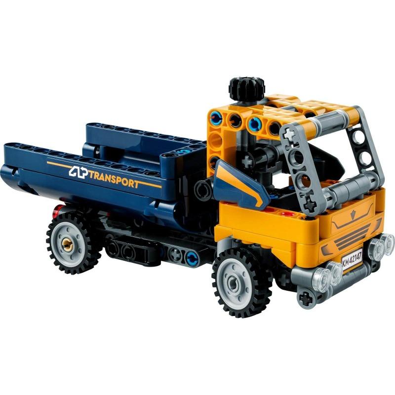 Lego Technic Dump Truck Building Toy Set - 177 Pcs