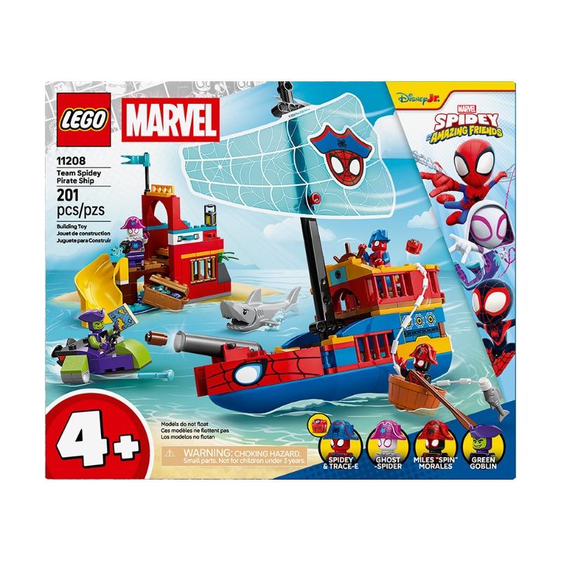 سفينة قراصنة فريق سبايدرمان من ليغو، 201 قطعة