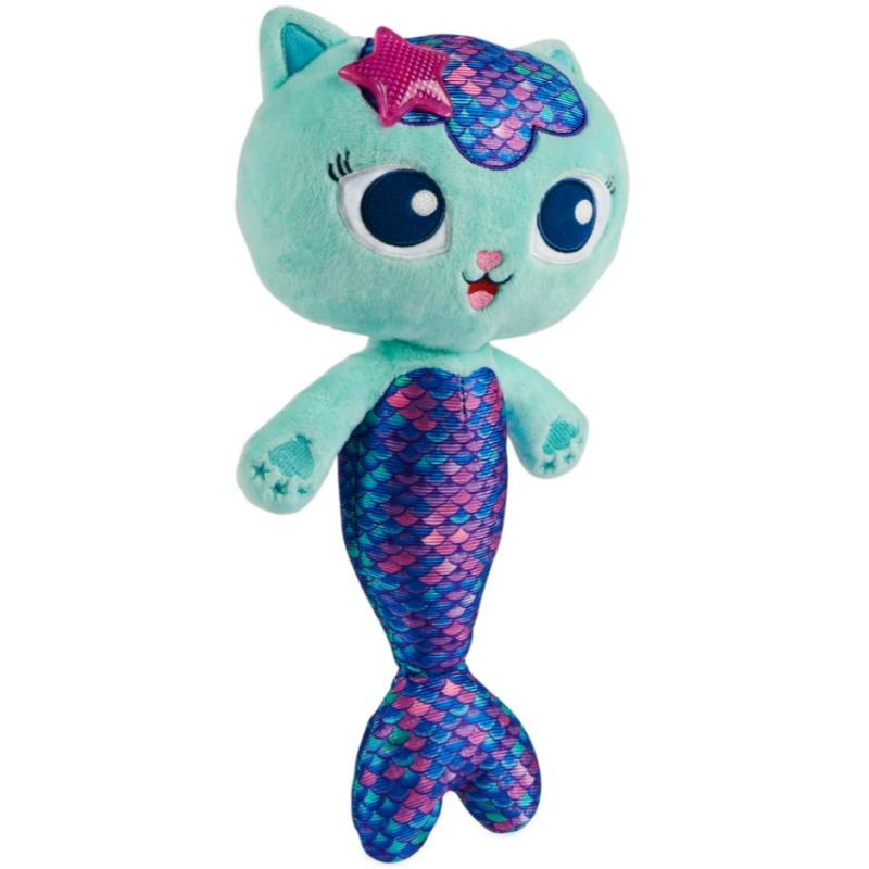 Gabby's Dollhouse - 14-inch Interactive Talking Mercat Plush Doll