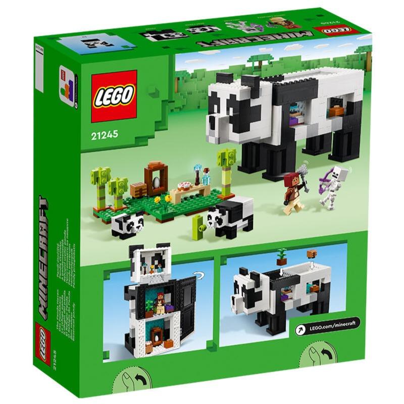 ليجو - مجموعة لعب ماين كرافت ذا باندا هافن