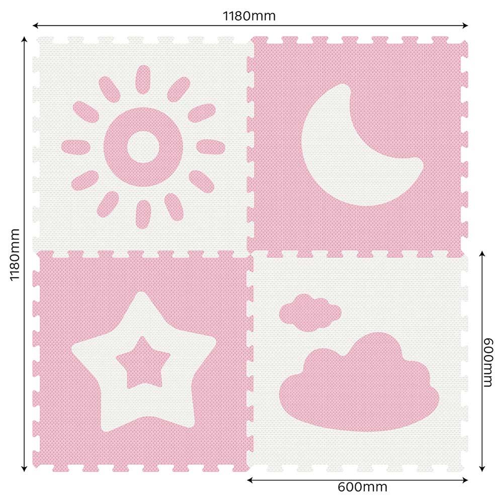 Sunta Weather Series Classic Puzzle Mat - Pink