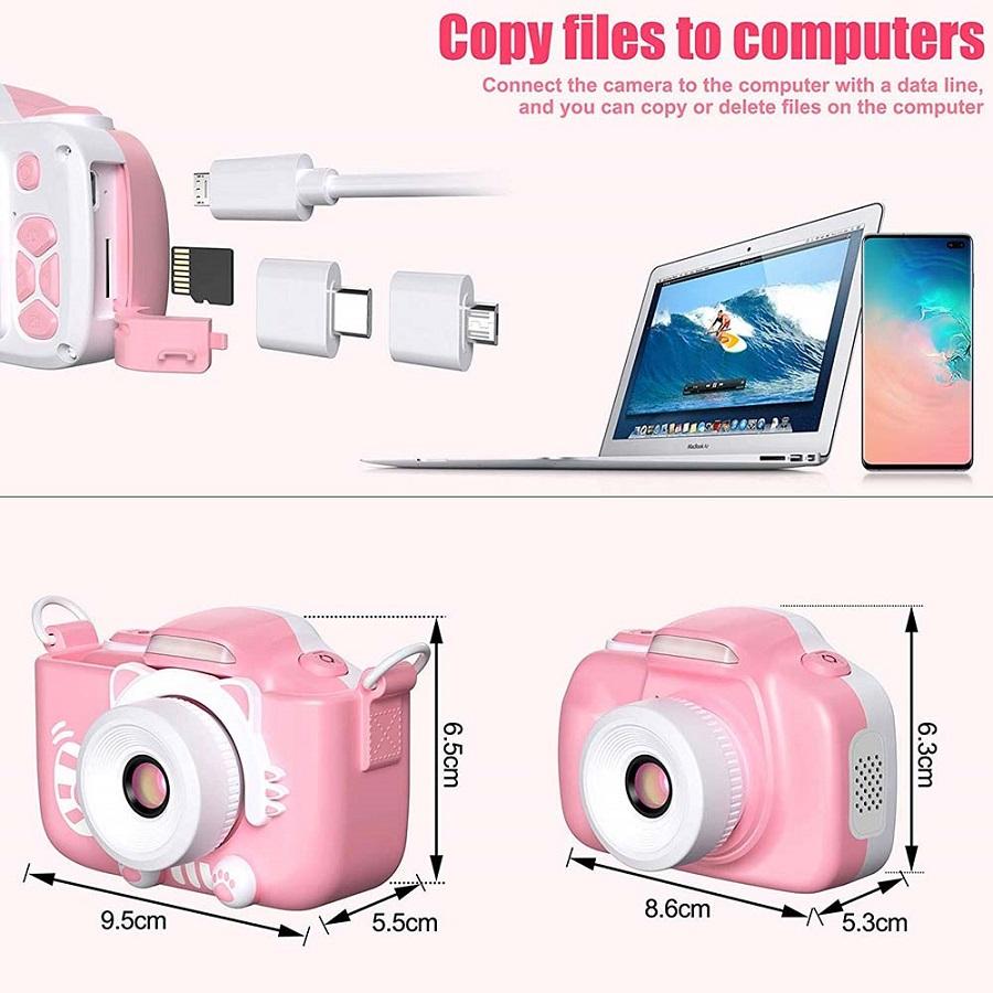 كاميرا ديجيتال - لون وردي