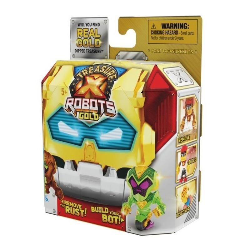 Treasure X Robots Gold Mini Multi Shapes