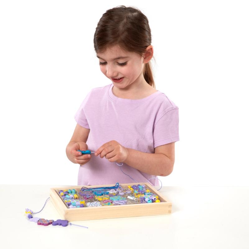 Melissa and Doug Created by Me! Butterfly Beads Wooden Bead Kit