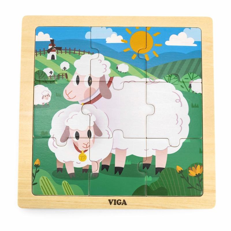فيجا - بازل بتصميم الخروف 9 قطع