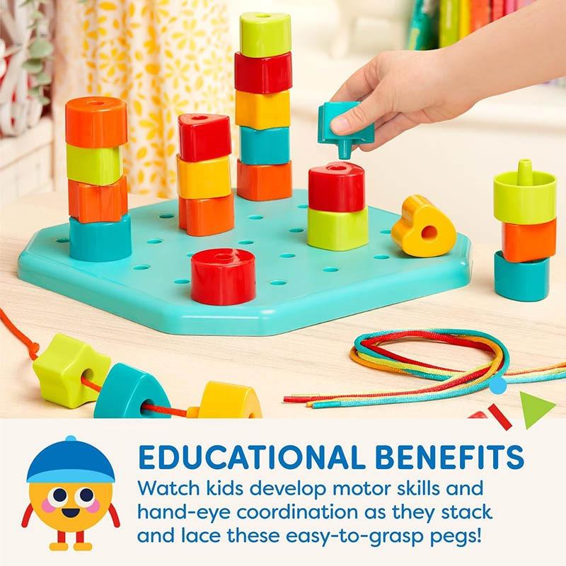 Battat Count And Match Pegs & Board