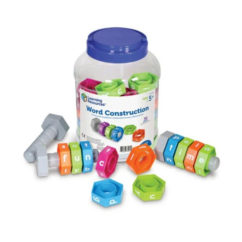 Learning Resources - Word Construction Set - Nuts & Bolts Learning Kit