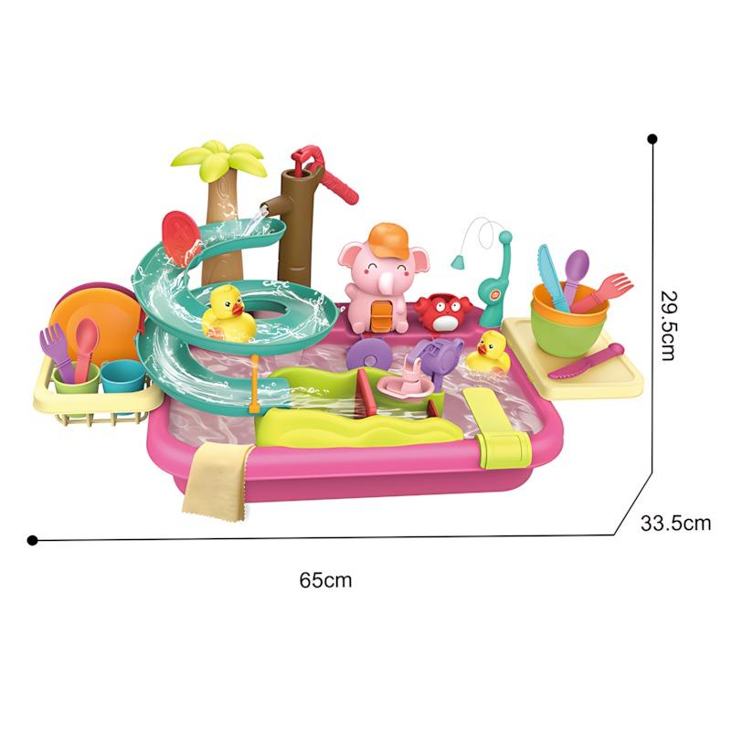 Nocky 4 In 1 Dishwasher Set - Pink