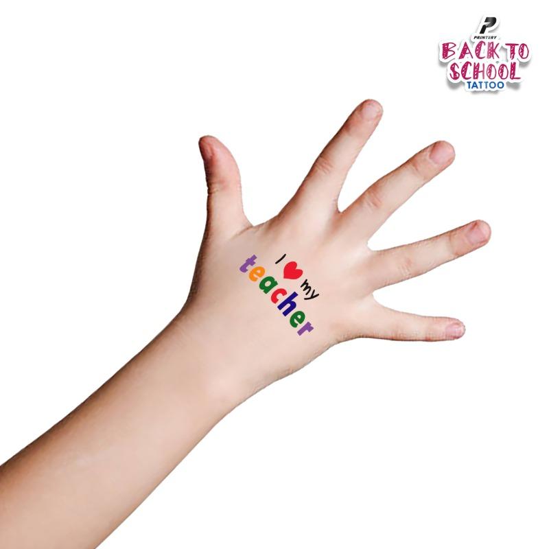 Printery School Temperory Tattoo - 20 Pcs