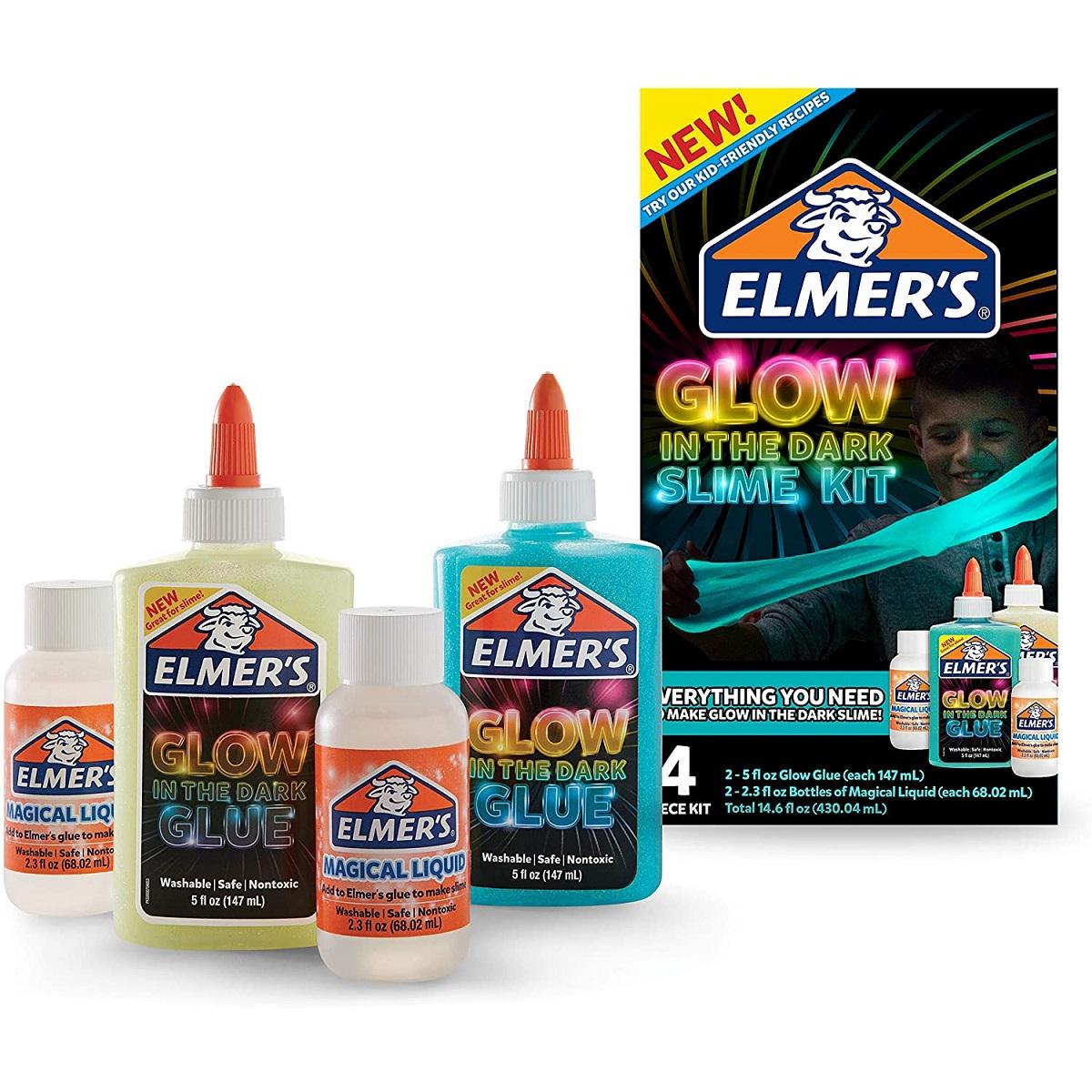 Elmer's Glow-in-the-Dark Slime Kit - 4 Count