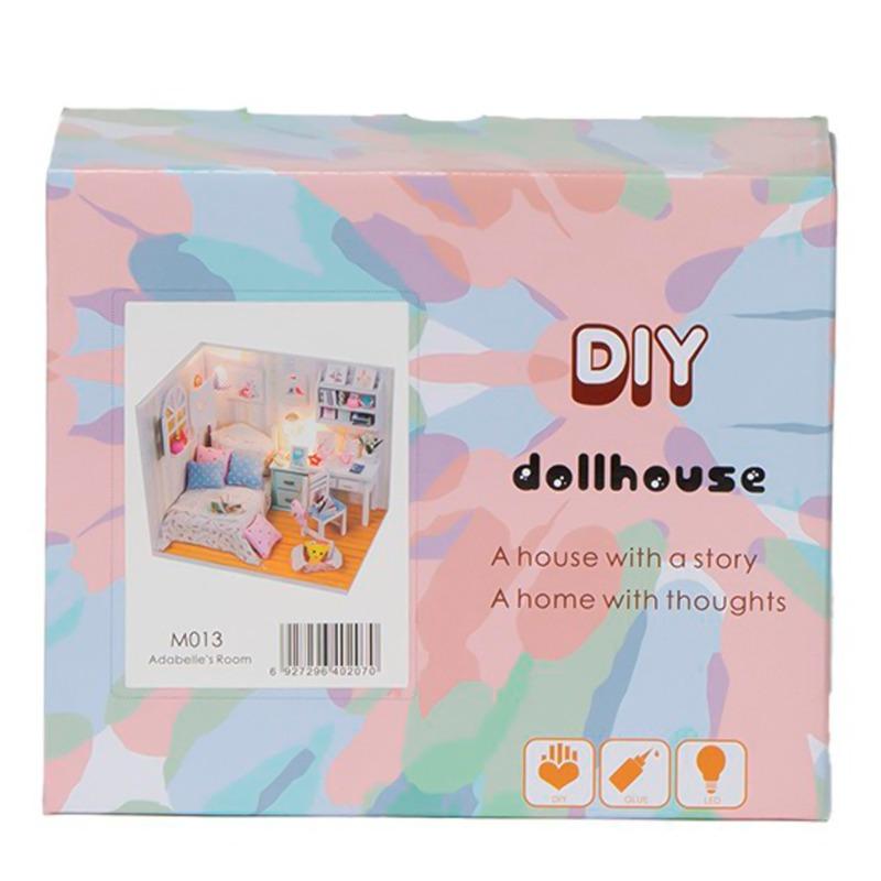 Mini Luminous Wooden Dollhouse