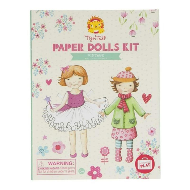 Tiger Tribe - Paper Doll Kit Vintage
