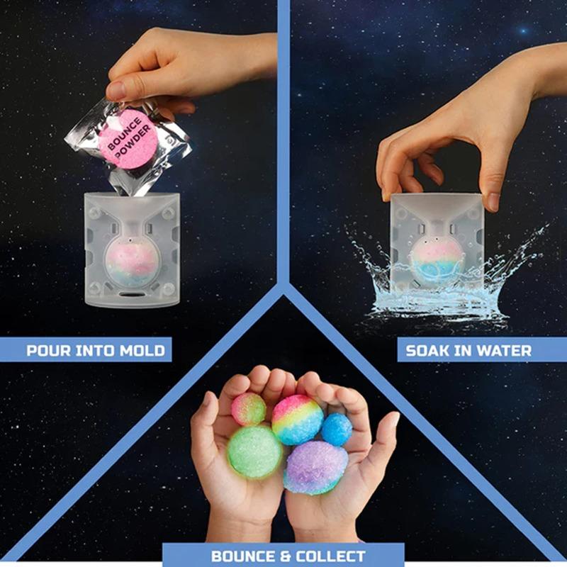 Discovery DIY Cosmic Bounce Glow in the Dark 12 Pcs Set