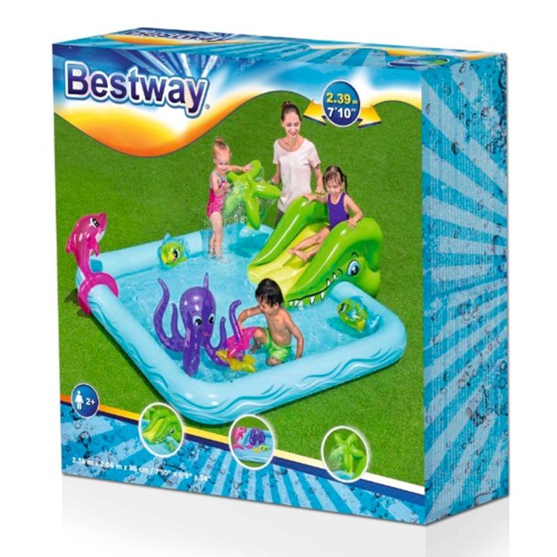 بست واي - مسبح السباحة للأطفال بشكل حوض سمك