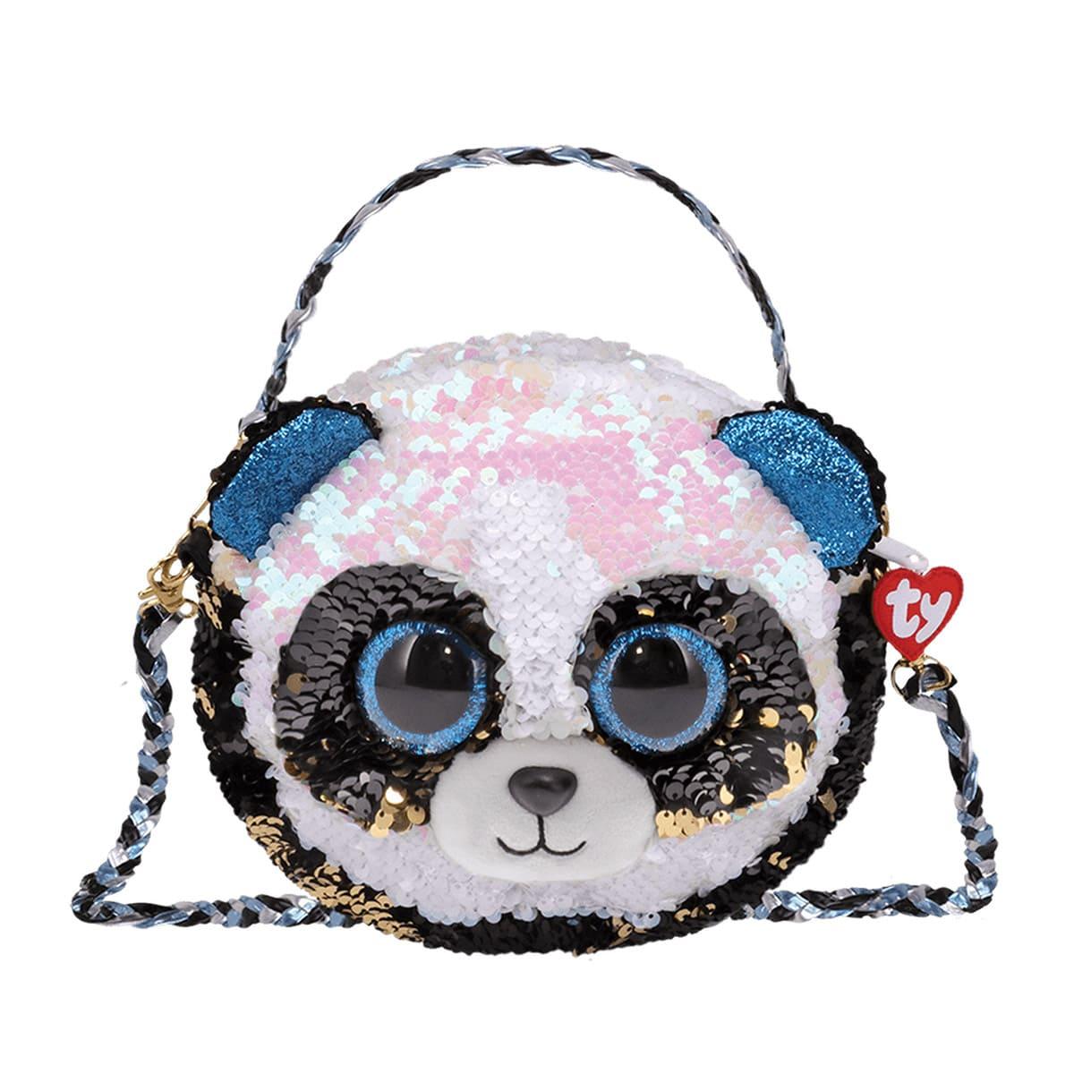 Ty Fashion Sequin Panda Bamboo Purse