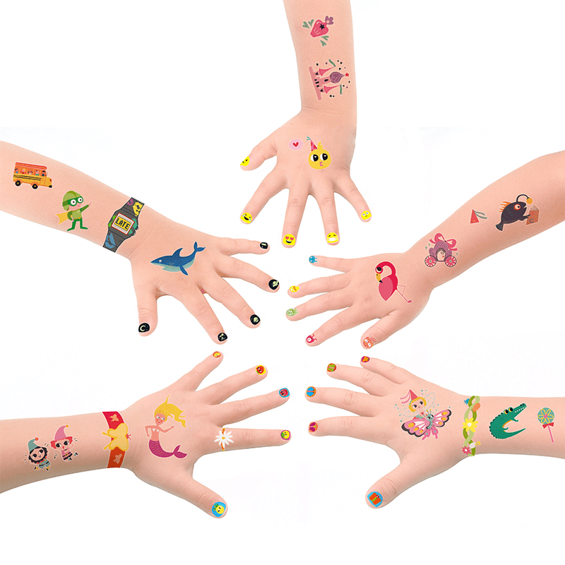 Tattoos And Nails Stickers