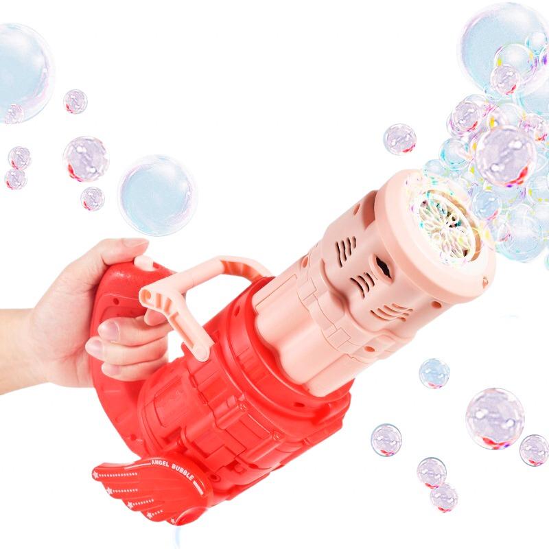 Angel Electric Bubble Machine With Light And Music