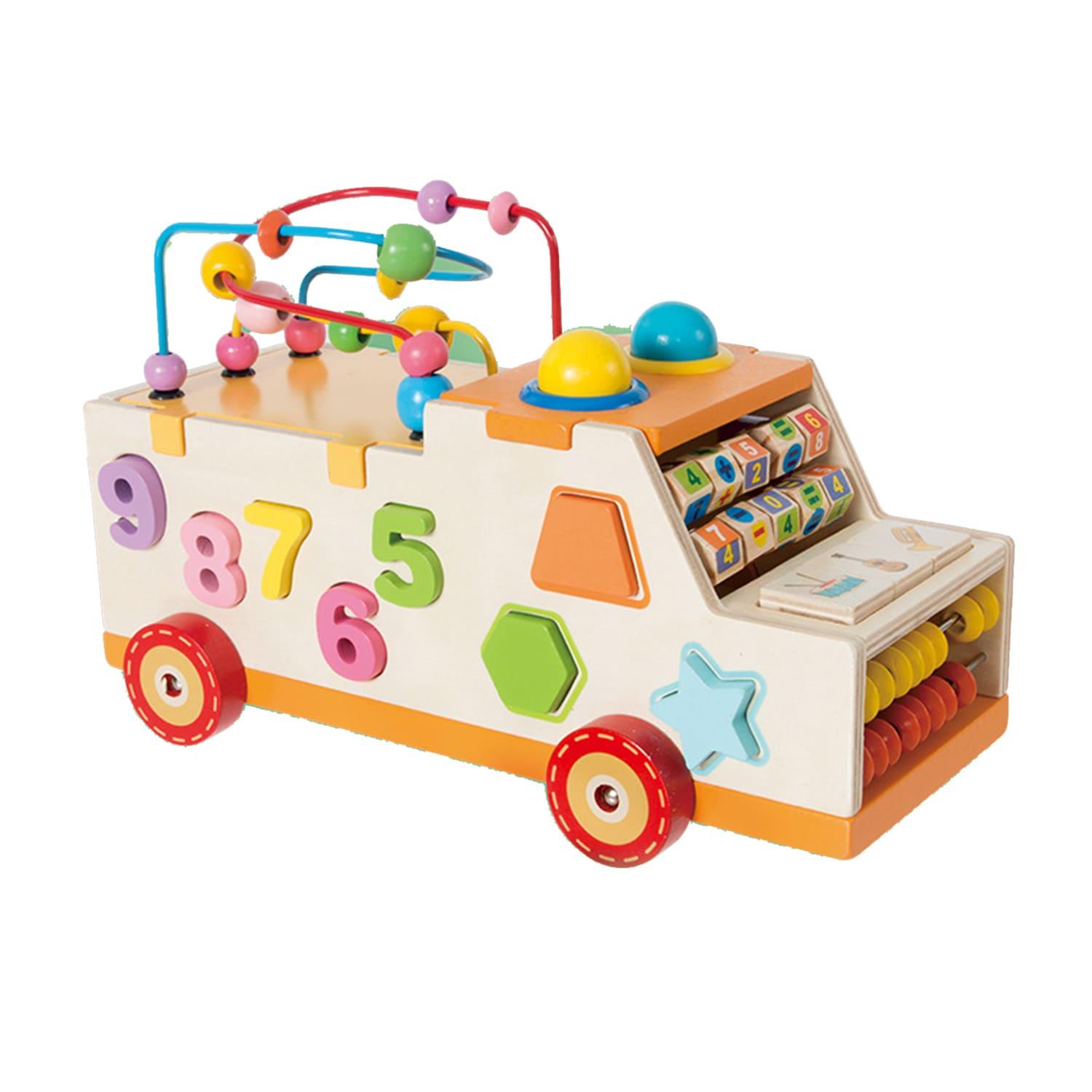 بيلالونا - حافلة خشبية تعليمية متعددة الوظائف