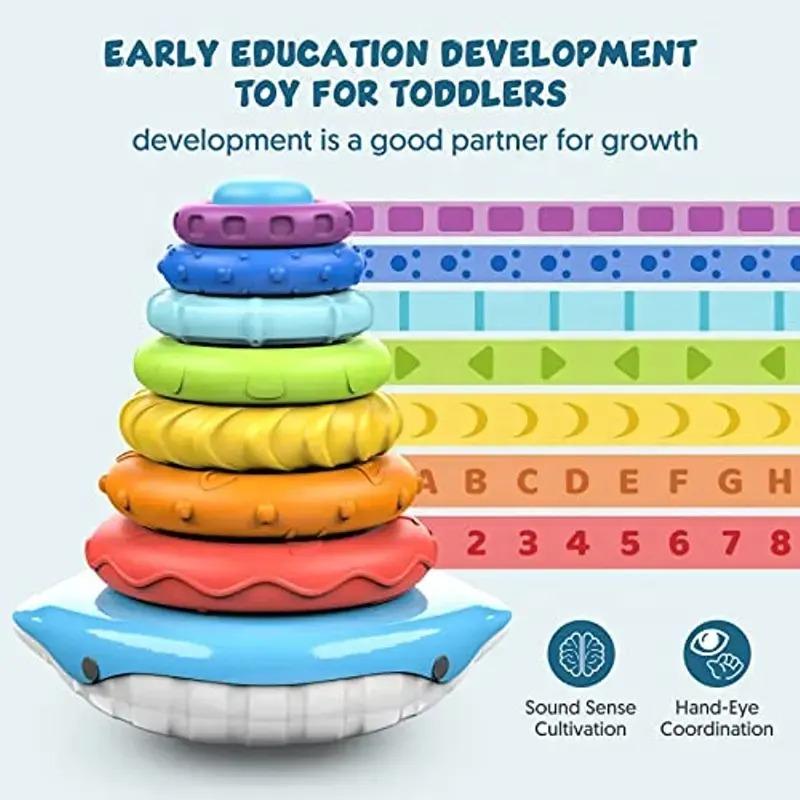لعبة حلقات التراص مع الموسيقى