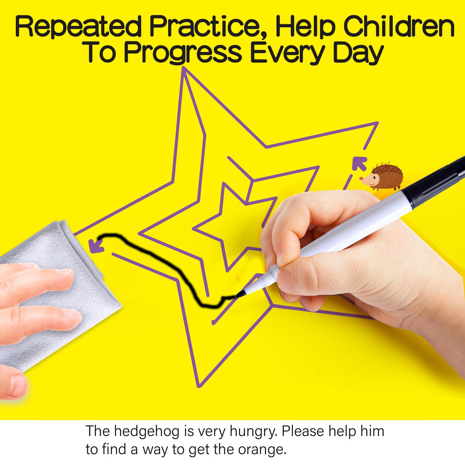 Wiple Clean Early Learning Cards - Brain Games