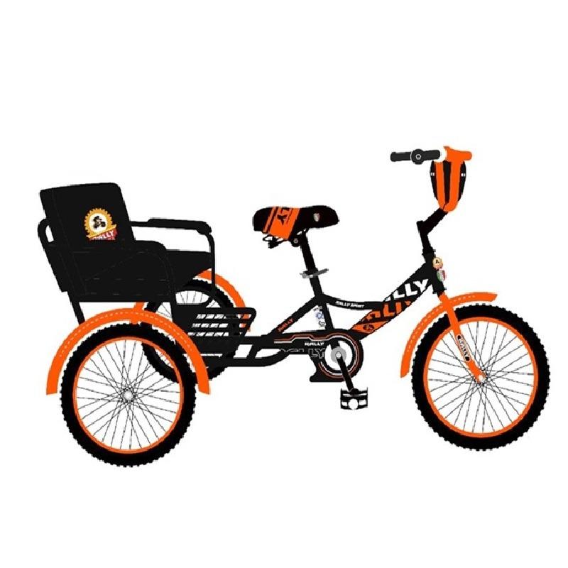 Rally Tricycle With Rear Seat - 12 Inch