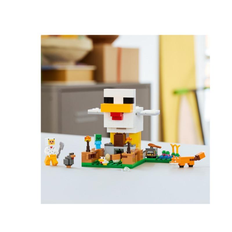 Lego Minecraft Chicken Farm Gaming Toy 21585