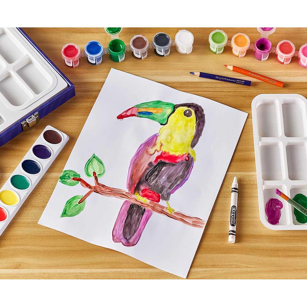 كرايولا - مجموعة حقيبة الرسم والتلوين الفنية 65 قطعة