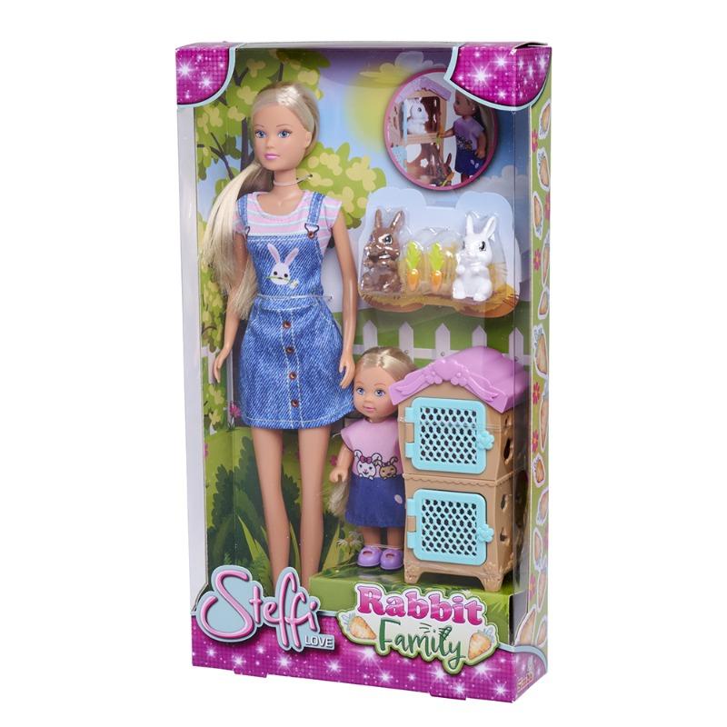 Simba Steffi Love Rabbit Family Dolls Set