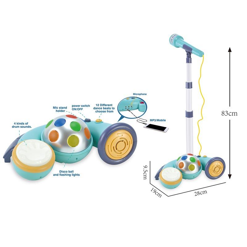 جونكا - الميكروفون الموسيقي متعدد الوظائف - لون أزرق