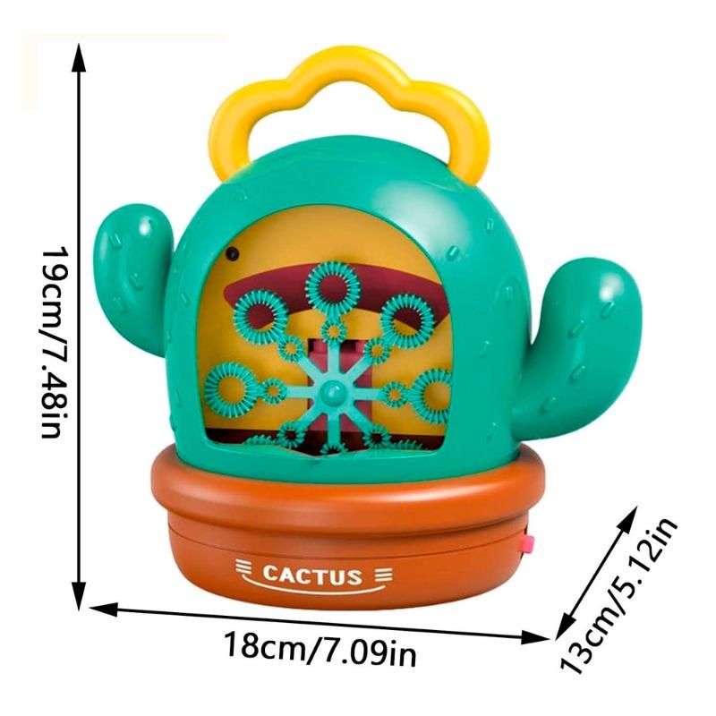 LF Cactus Shaped Automatic Bubble Machine