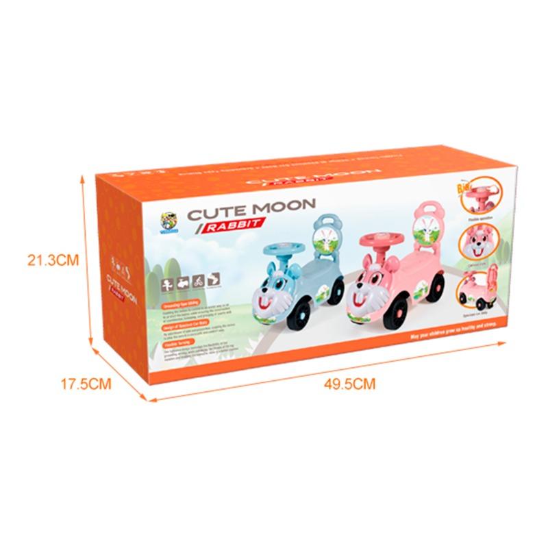 Cute Moon Rabbit Tolo Ride On