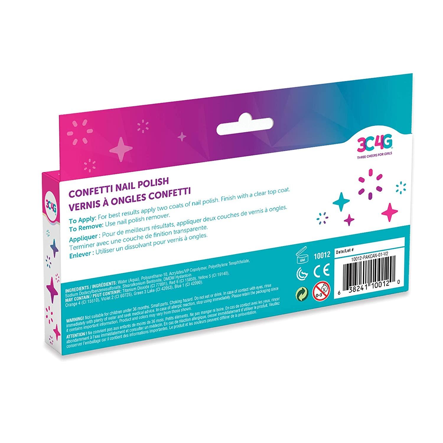 3 سي 4 جي - مجموعة طلاء الأظافر كونفيتي