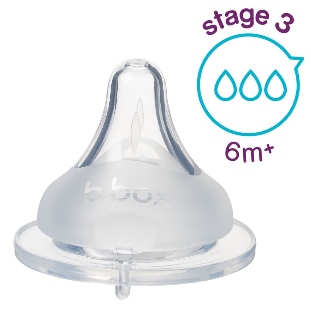 B.Box Bottle Teat Twin Pack - Stage 3