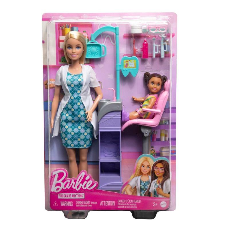 Barbie Careers Blonde Dentist Doll And Playset